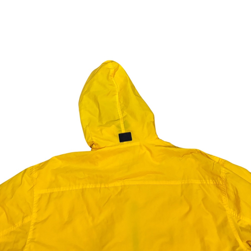 Chaps Ralph Lauren Mens Yellow Anorak Windbreaker Jacket Hooded Vintage Size M‎ - Picture 9 of 12